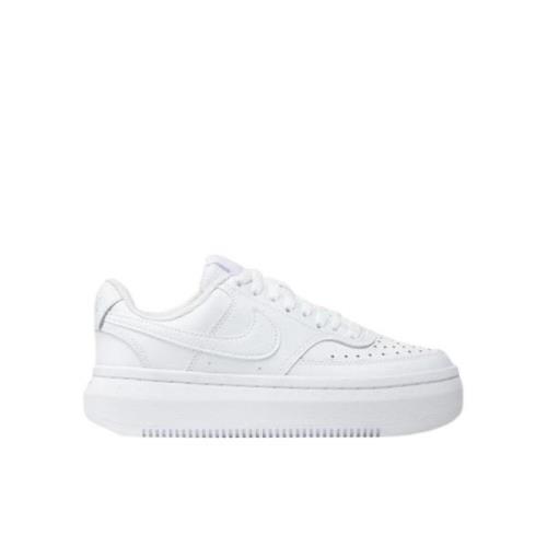 Court Vision Alta Lederen Sneakers Nike , White , Dames