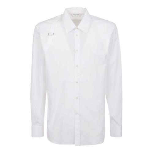 Klassieke Witte Katoenen Poplin Overhemd Alexander McQueen , White , H...