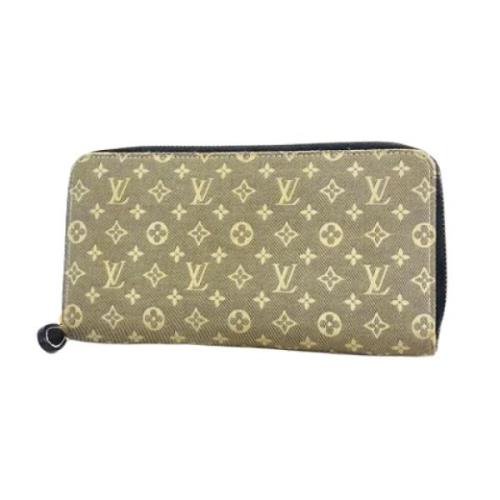 Pre-owned Fabric wallets Louis Vuitton Vintage , Beige , Dames