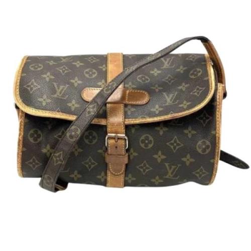 Pre-owned Fabric louis-vuitton-bags Louis Vuitton Vintage , Brown , Da...