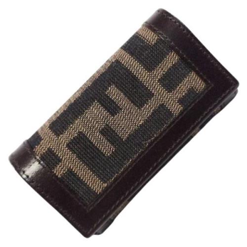 Pre-owned Fabric key-holders Fendi Vintage , Black , Dames