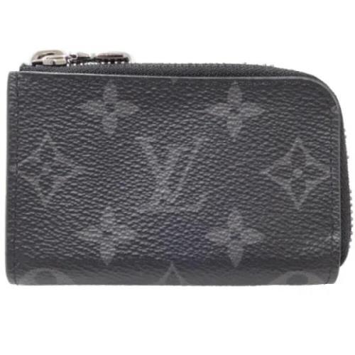 Pre-owned Fabric wallets Louis Vuitton Vintage , Black , Dames