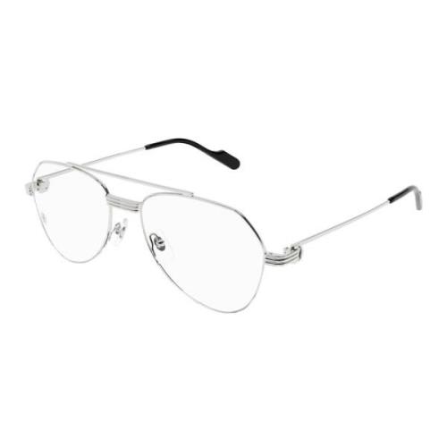 Stijlvolle Brilmonturen Verbeteren Uw Look Cartier , Gray , Unisex