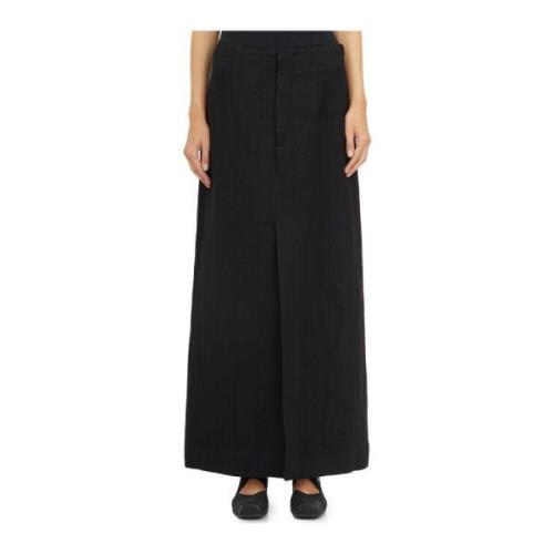 Rok van Lana en Linnen UMA Wang , Black , Dames