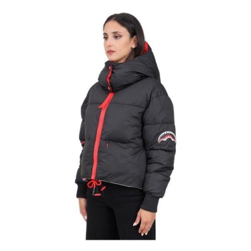 Zwarte Donsjas voor Vrouwen Sprayground , Black , Dames