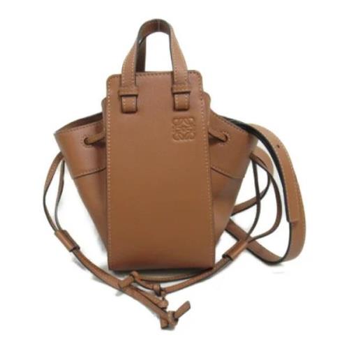 Pre-owned Leather shoulder-bags Loewe Pre-owned , Brown , Dames