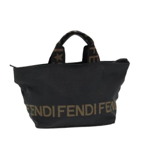 Pre-owned Nylon handbags Fendi Vintage , Black , Dames