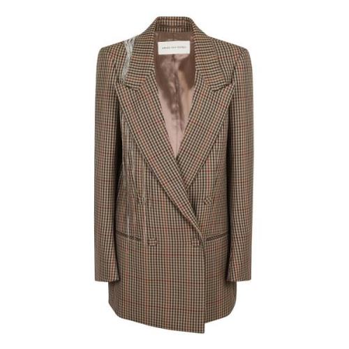 Geel & Oranje Jack voor Vrouwen Dries Van Noten , Beige , Dames