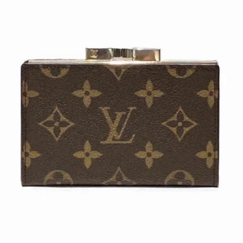 Pre-owned Fabric wallets Louis Vuitton Vintage , Brown , Dames