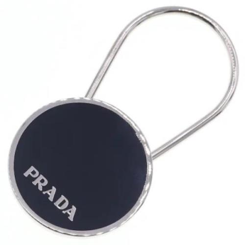 Pre-owned Metal key-holders Prada Vintage , Gray , Dames