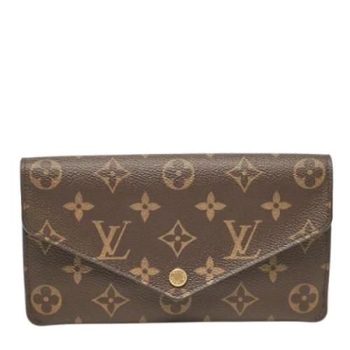 Pre-owned Coated canvas wallets Louis Vuitton Vintage , Pink , Dames