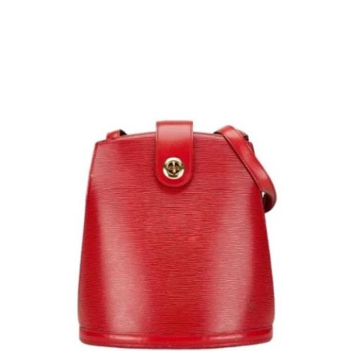 Pre-owned Leather louis-vuitton-bags Louis Vuitton Vintage , Red , Dam...