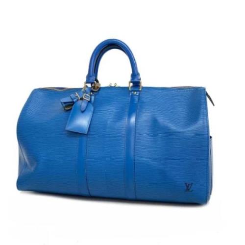 Pre-owned Fabric louis-vuitton-bags Louis Vuitton Vintage , Blue , Dam...