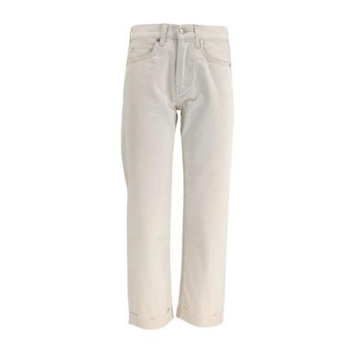 Beige Boyfriend Jeans Aw24 Roy Roger's , Beige , Dames