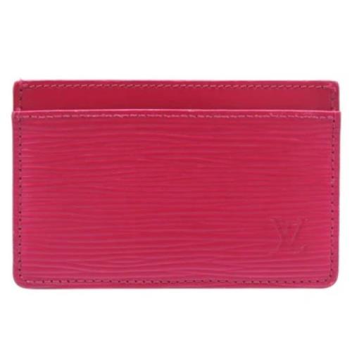 Pre-owned Fabric wallets Louis Vuitton Vintage , Pink , Dames