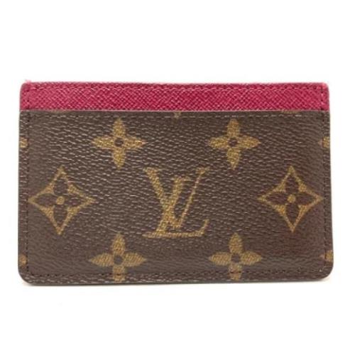 Pre-owned Fabric wallets Louis Vuitton Vintage , Brown , Dames