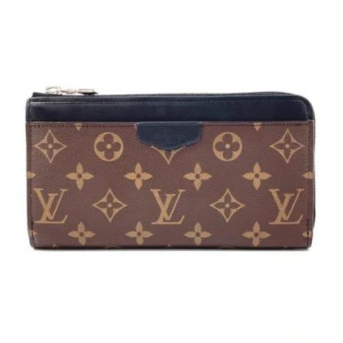 Pre-owned Fabric wallets Louis Vuitton Vintage , Brown , Heren