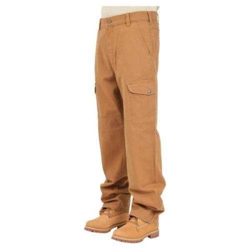 Bruine Cargo Jeans Casual Stijl Herfst Dickies , Brown , Heren