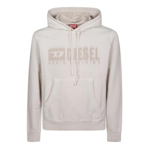 Stijlvolle Sweatshirt voor Mannen Diesel , Beige , Heren