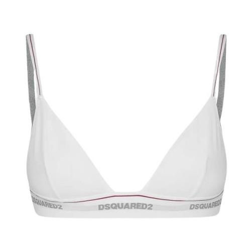 Sportieve Witte Triangel Beha Dsquared2 , White , Dames