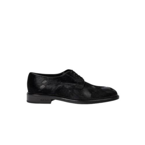 Zwarte Pony Leren Herenschoen PS By Paul Smith , Black , Heren