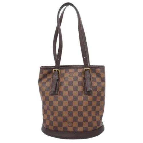 Pre-owned Canvas totes Louis Vuitton Vintage , Brown , Dames