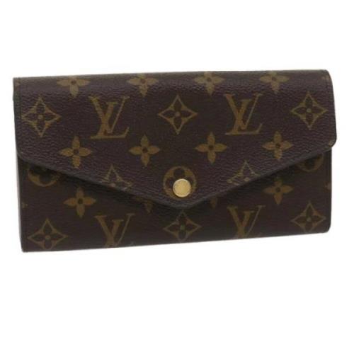 Pre-owned Canvas wallets Louis Vuitton Vintage , Brown , Dames