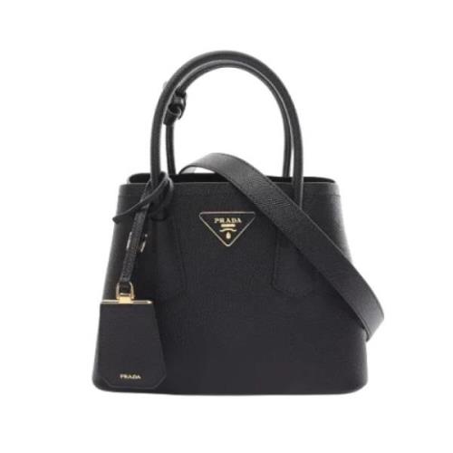 Pre-owned Leather prada-bags Prada Vintage , Black , Dames