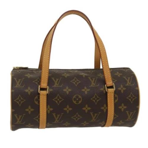 Pre-owned Canvas handbags Louis Vuitton Vintage , Brown , Dames