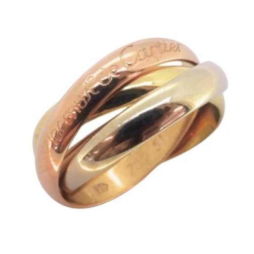 Pre-owned Rose Gold rings Cartier Vintage , Yellow , Dames