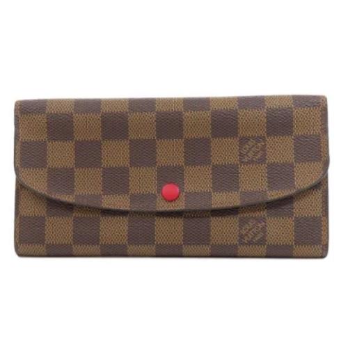 Pre-owned Canvas wallets Louis Vuitton Vintage , Brown , Dames