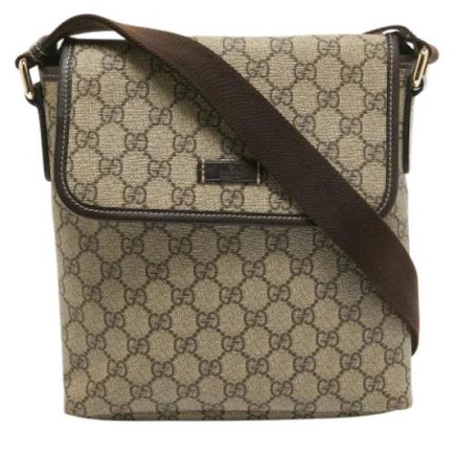 Pre-owned Canvas gucci-bags Gucci Vintage , Beige , Heren