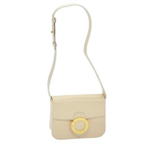 Pre-owned Leather celine-bags Celine Vintage , Beige , Dames