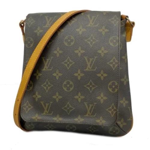 Pre-owned Fabric louis-vuitton-bags Louis Vuitton Vintage , Brown , Da...