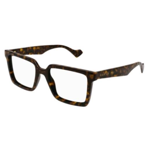 Stijlvolle zonnebril voor modeliefhebbers Gucci , Brown , Unisex