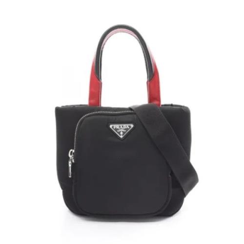 Pre-owned Leather prada-bags Prada Vintage , Black , Dames