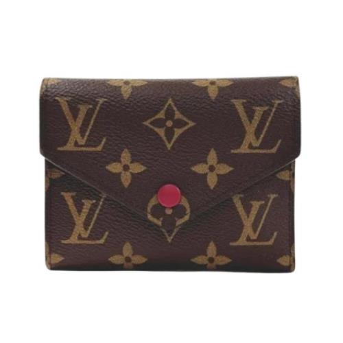 Pre-owned Canvas wallets Louis Vuitton Vintage , Brown , Dames