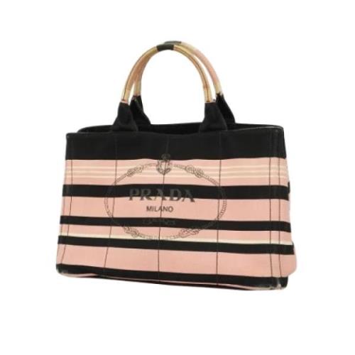 Pre-owned Canvas prada-bags Prada Vintage , Pink , Dames