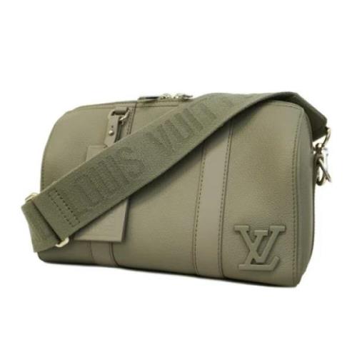 Pre-owned Fabric louis-vuitton-bags Louis Vuitton Vintage , Gray , Dam...