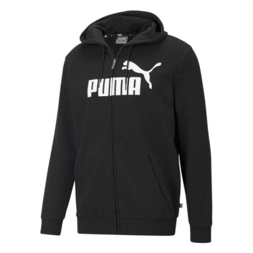 Essentials Big Logo Hoodie Puma , Black , Heren