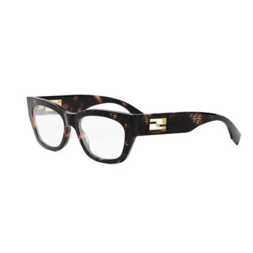 Stijlvolle Bril voor Jouw Look Fendi , Brown , Unisex