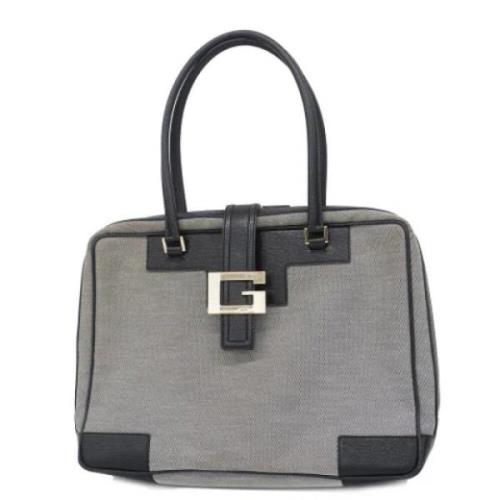 Pre-owned Canvas fendi-bags Fendi Vintage , Gray , Dames