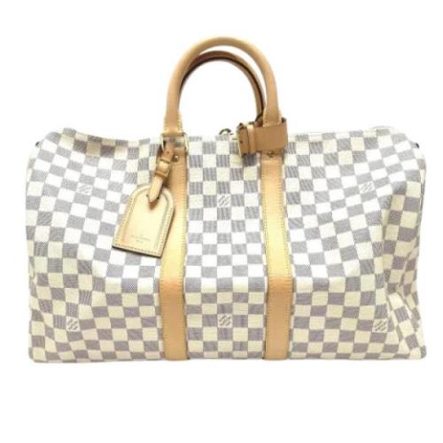 Pre-owned Fabric louis-vuitton-bags Louis Vuitton Vintage , White , Da...