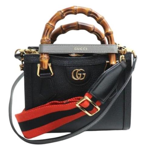 Pre-owned Leather gucci-bags Gucci Vintage , Black , Dames