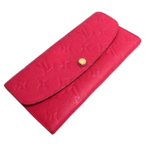 Pre-owned Canvas wallets Louis Vuitton Vintage , Pink , Dames