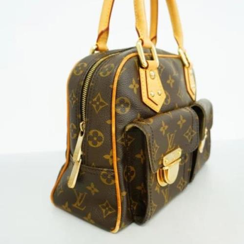 Pre-owned Fabric louis-vuitton-bags Louis Vuitton Vintage , Brown , Da...