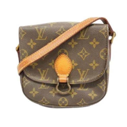 Pre-owned Fabric louis-vuitton-bags Louis Vuitton Vintage , Brown , Da...