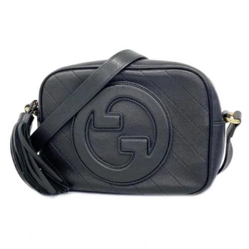 Pre-owned Leather gucci-bags Gucci Vintage , Black , Dames