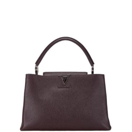 Pre-owned Leather louis-vuitton-bags Louis Vuitton Vintage , Purple , ...