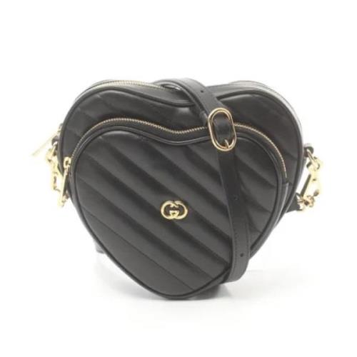 Pre-owned Leather gucci-bags Gucci Vintage , Black , Dames